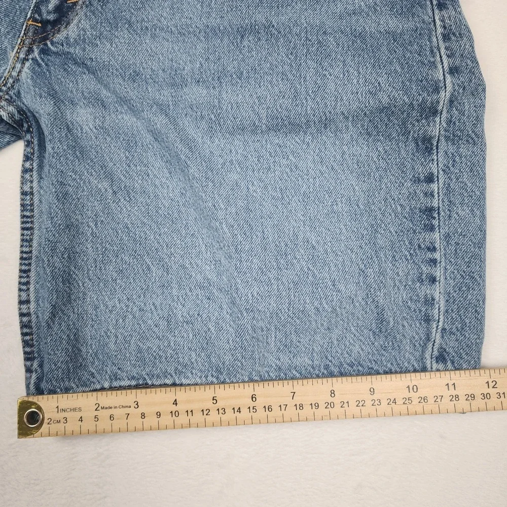 Levis 454 Denim Shorts Mens Size 38 Blue Jean Relaxed Fit Baggy Jorts